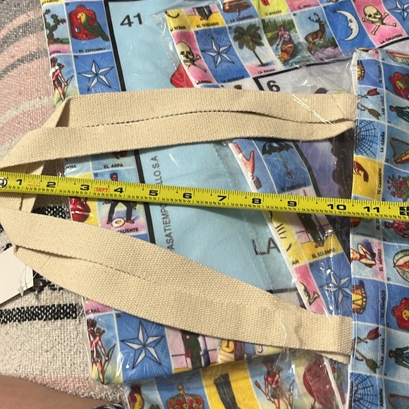 Mexican Loteria Tote Bag, Button closure, Bulk of 4 - Picture 11 of 11